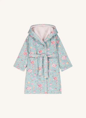 Louise Misha - Leilou Organic Cotton Bathrobe | Turquoise