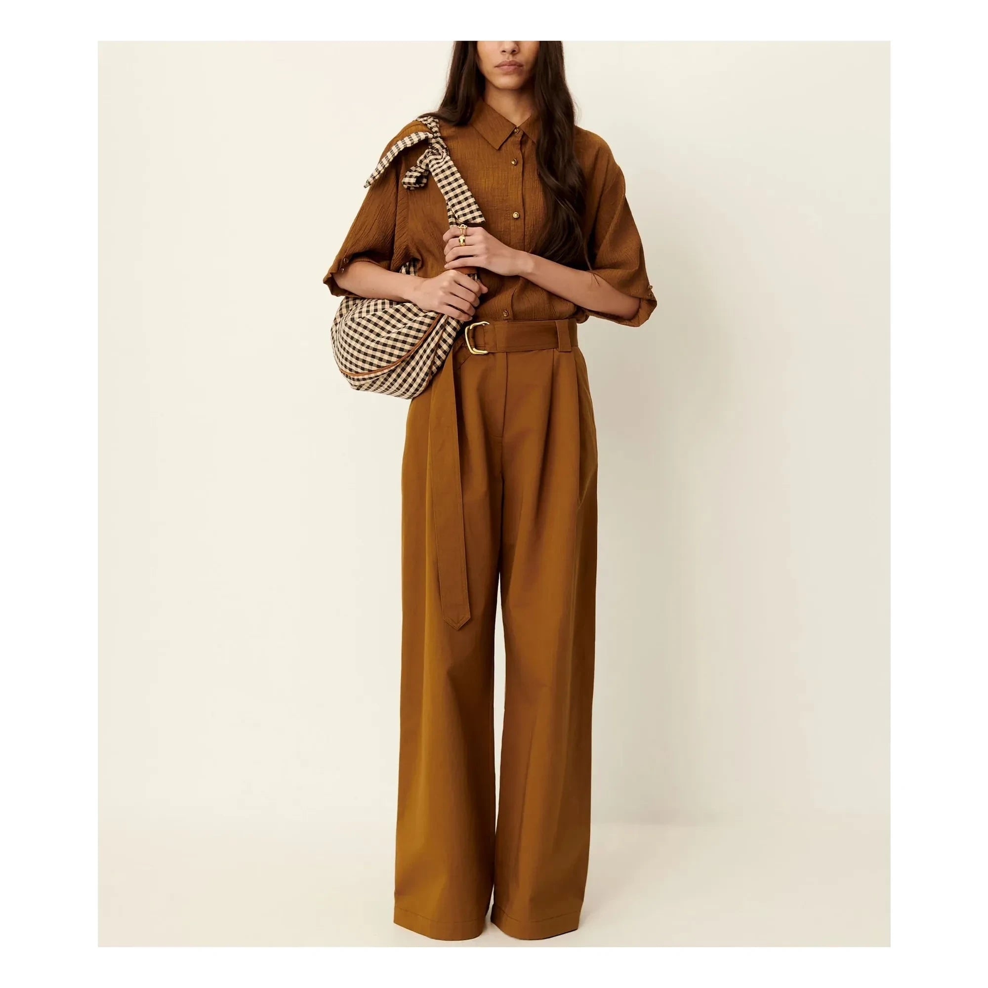 Sessùn - Rive Cotton Pants | Bronze