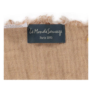 Le Monde Sauvage - Okapi Linen Cover | Yellow
