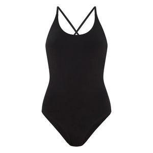 Smallable Woman - Amy 1-Piece Cross Back Swimsuit | Black
