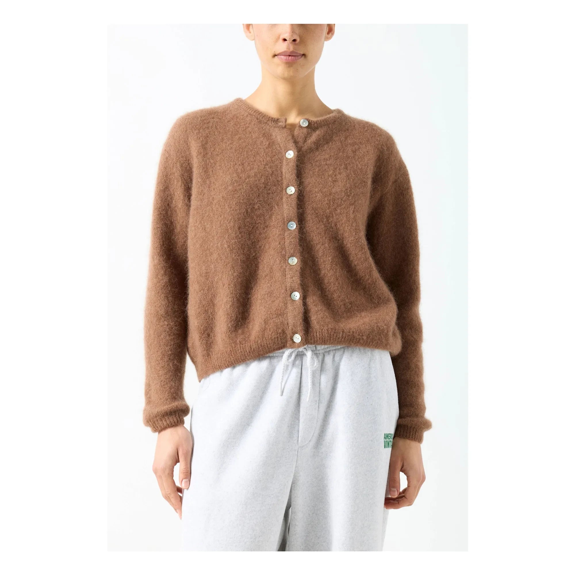 American Vintage - Vitow Alpaca & Wool Vest | Chocolate