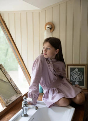 Hundred Pieces - Enoha Stars Dress | Powder Pink