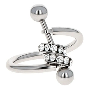 Justine Clenquet - Molly Hoop Earrings | Silver