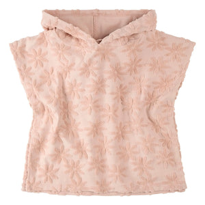 Petit Lem - Organic Cotton Floral Patterned Beach Cover-up | Pink