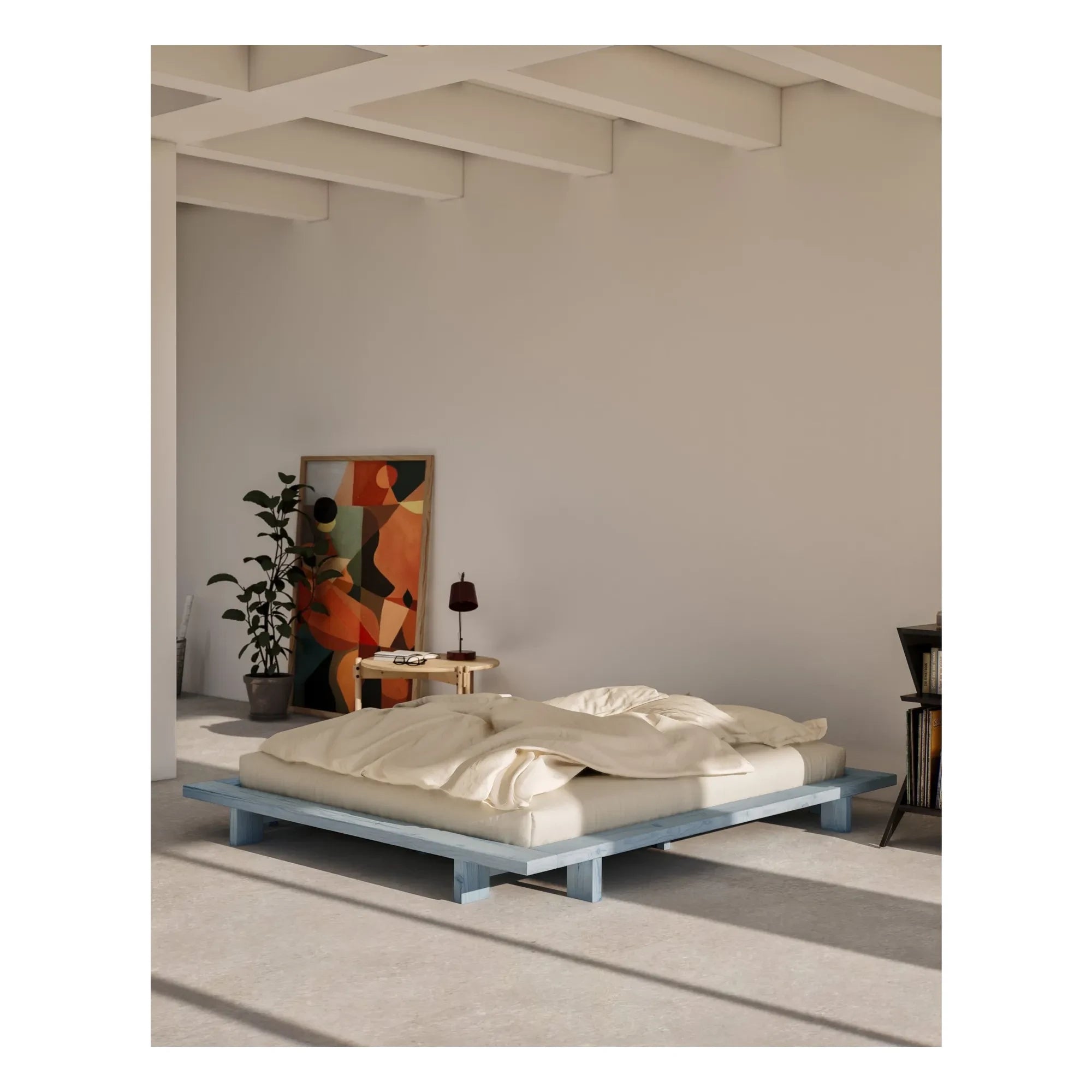 Karup Design - Japanese Wooden Bed | Light Blue