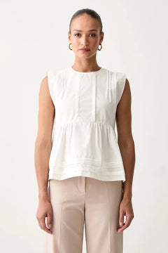 Weekend Max Mara pamuklu kadın bluzu WKDVALLO