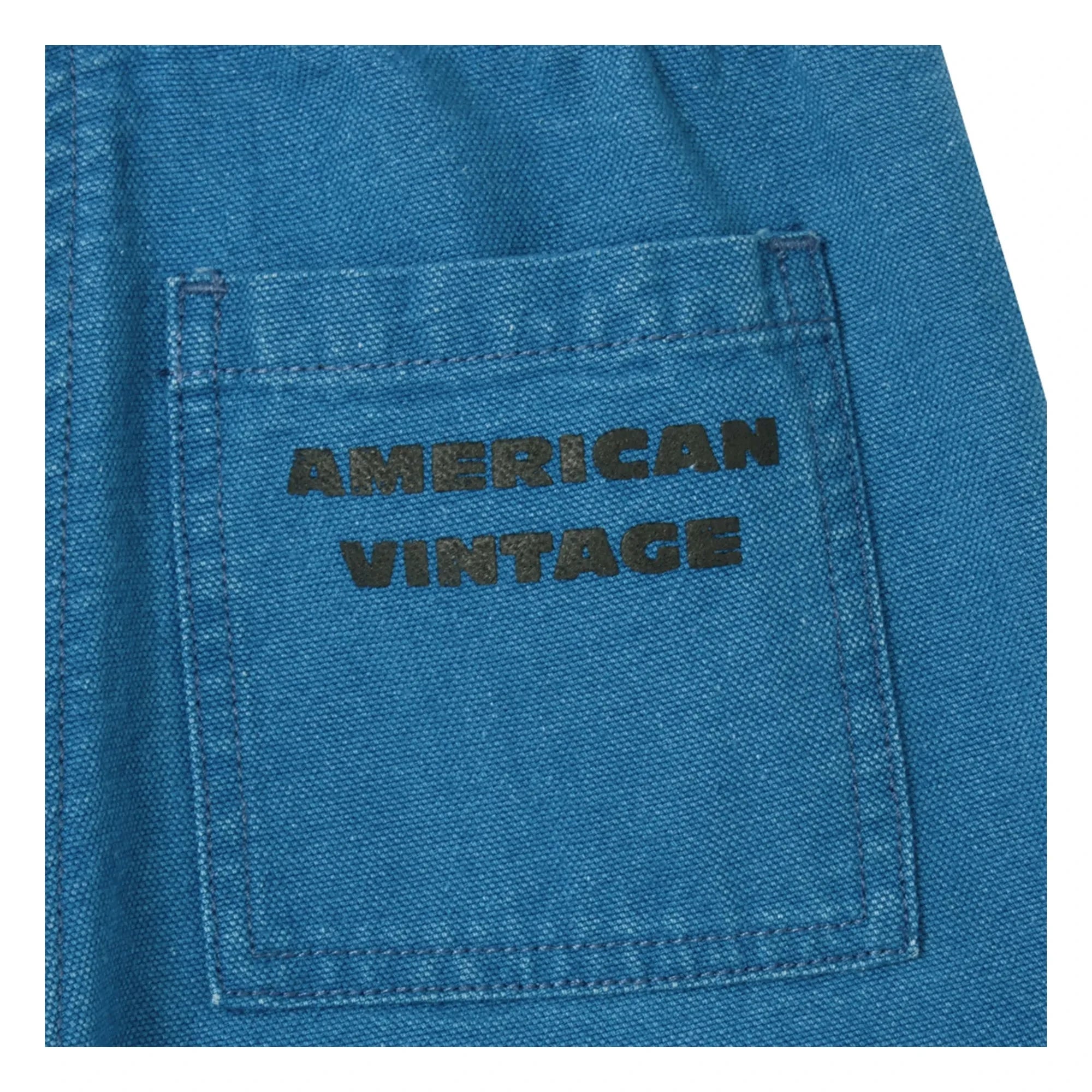 American Vintage - Comow Drawstring Work Trousers | Blue
