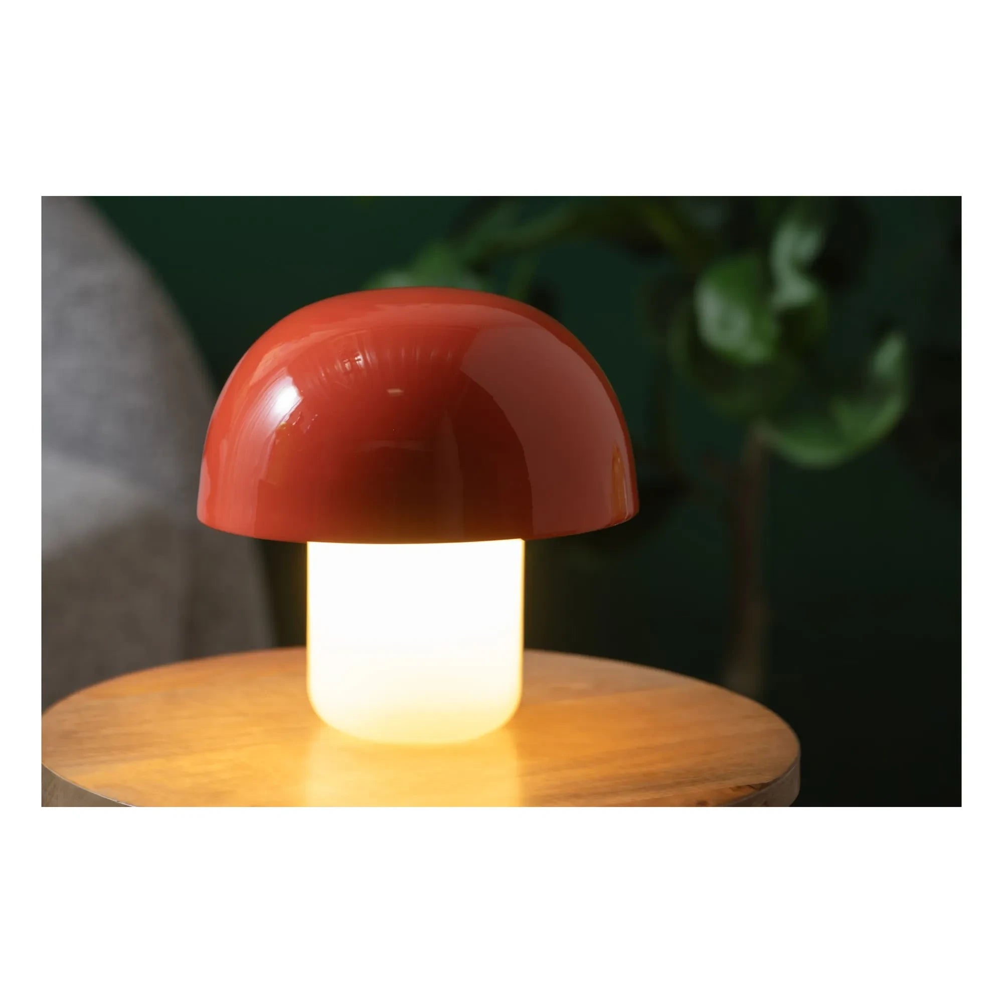 Present Time - Nuevo Mini Mushroom Lamp | Neon Orange