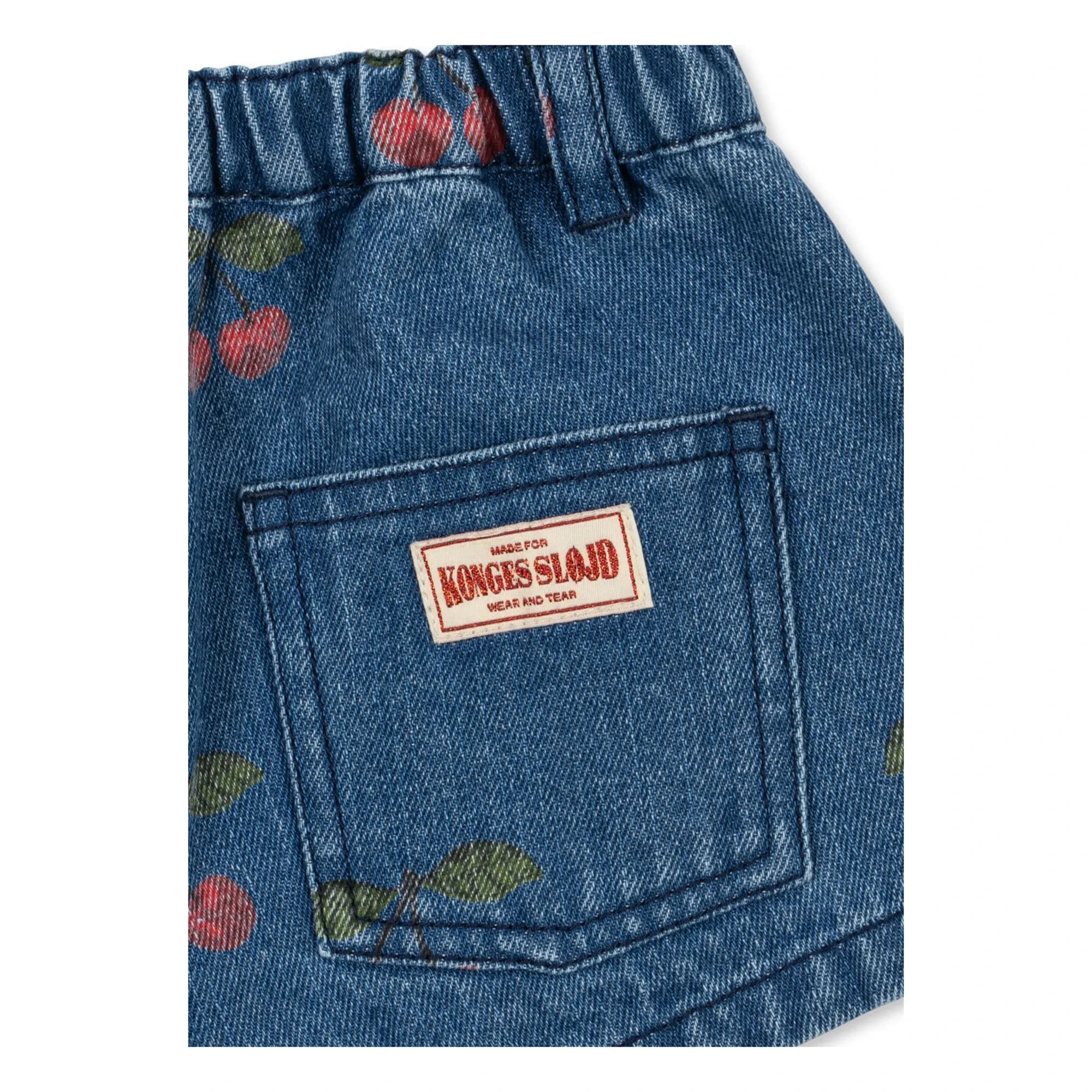 Konges Sløjd - Denim Skirt Magot Cerises Organic Cotton | Blue