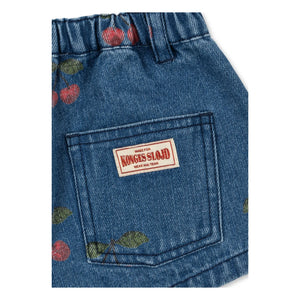 Konges Sløjd - Denim Skirt Magot Cerises Organic Cotton | Blue