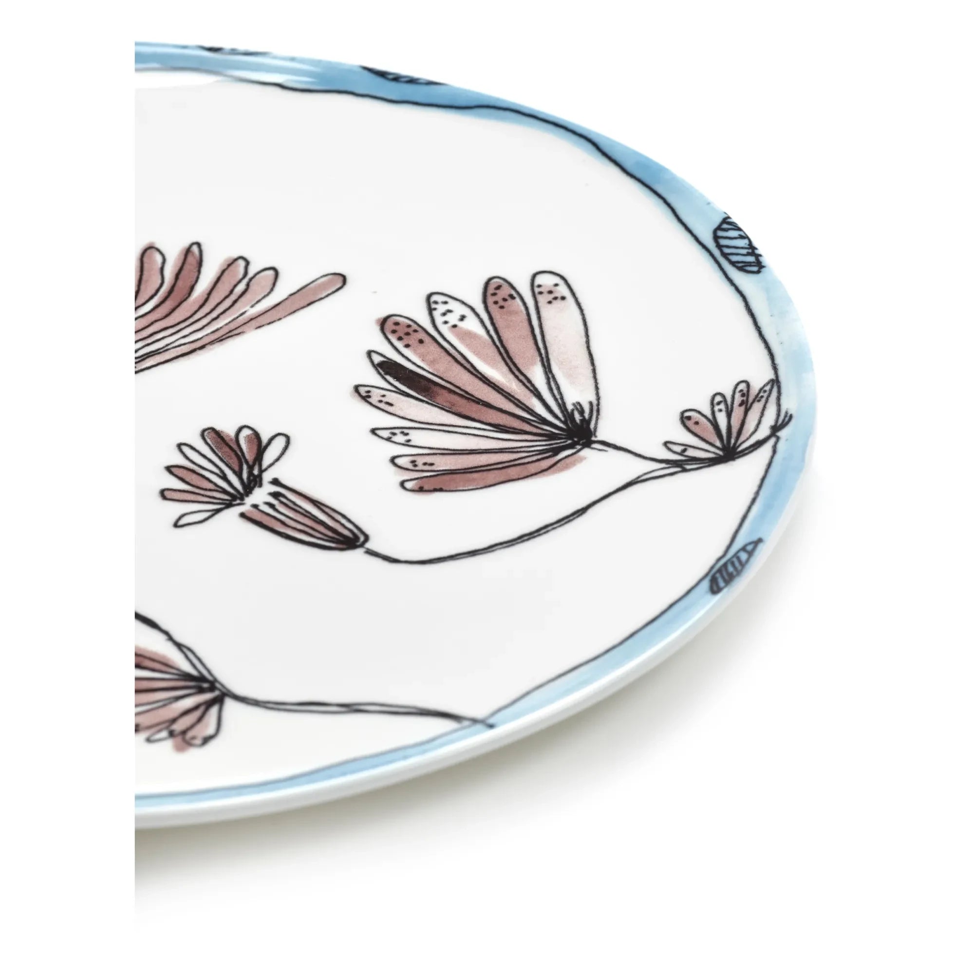 Serax - Plates Camelia, Serax for Marni - 2'li Set | Patlıcan Moru