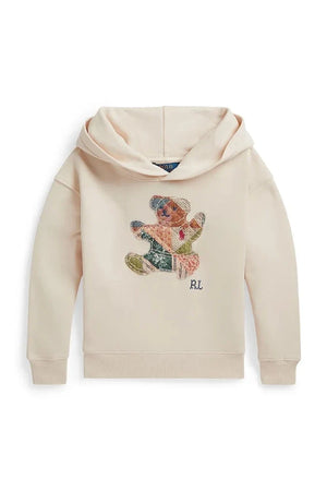 Polo Ralph Lauren çocuklar için pamuklu kapüşonlu sweatshirt