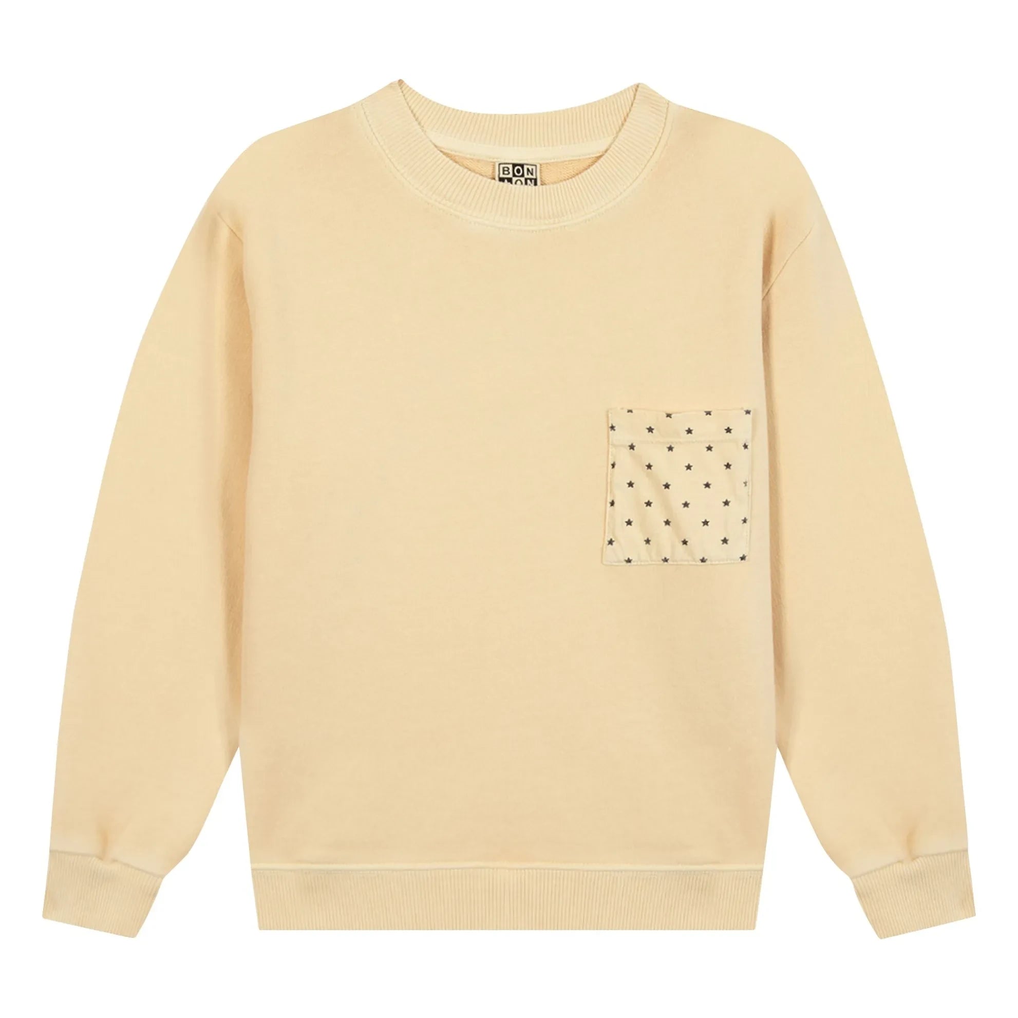 Bonton - Narciss yıldız cep sweatshirt | Vanilya