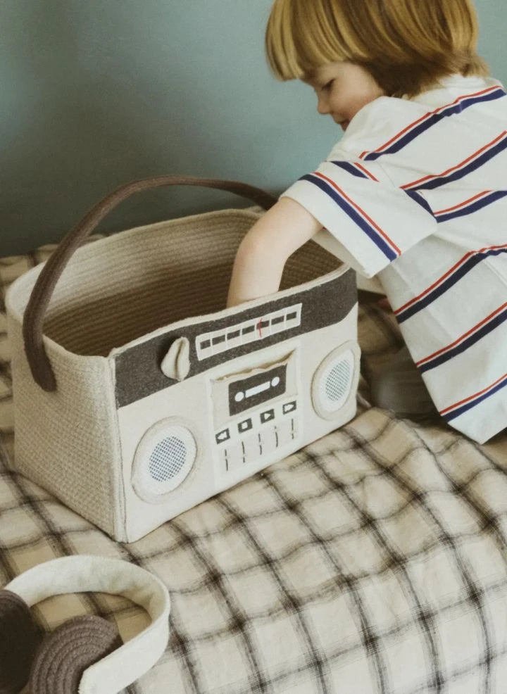 Lorena Canals - Radio Storage Basket | Sand
