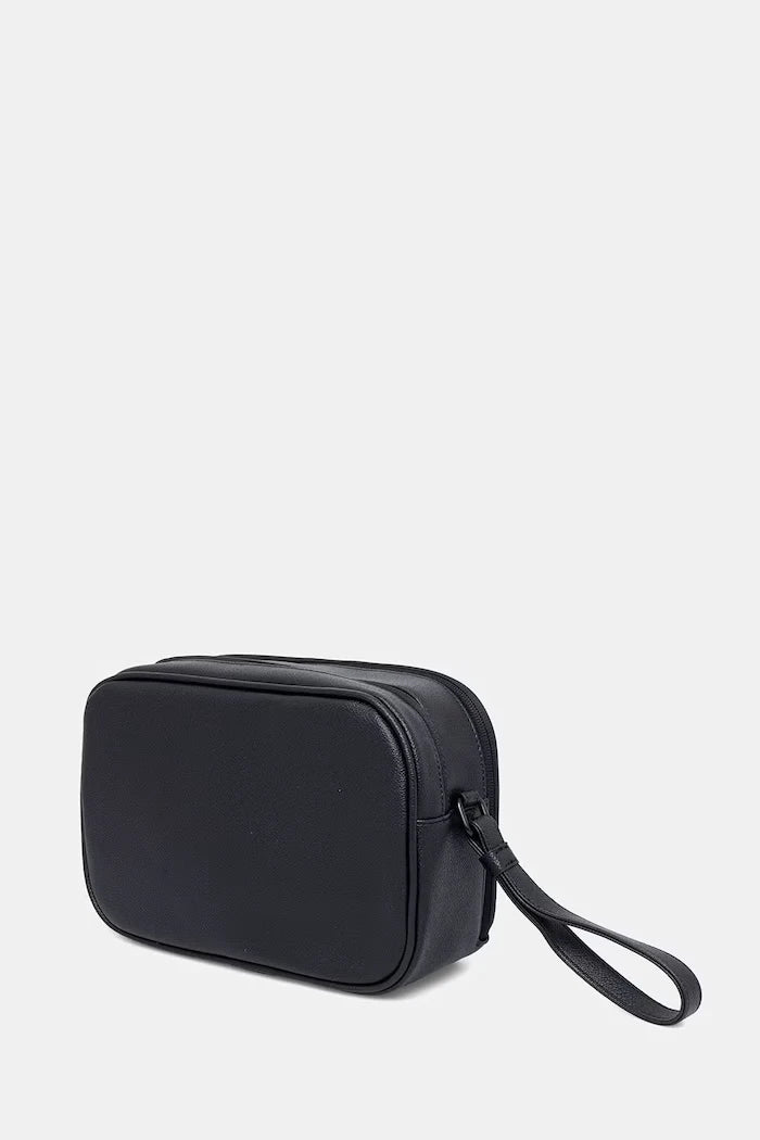 Sprayground - Black Faux Leather Cosmetic Bag 910B9043NSZ