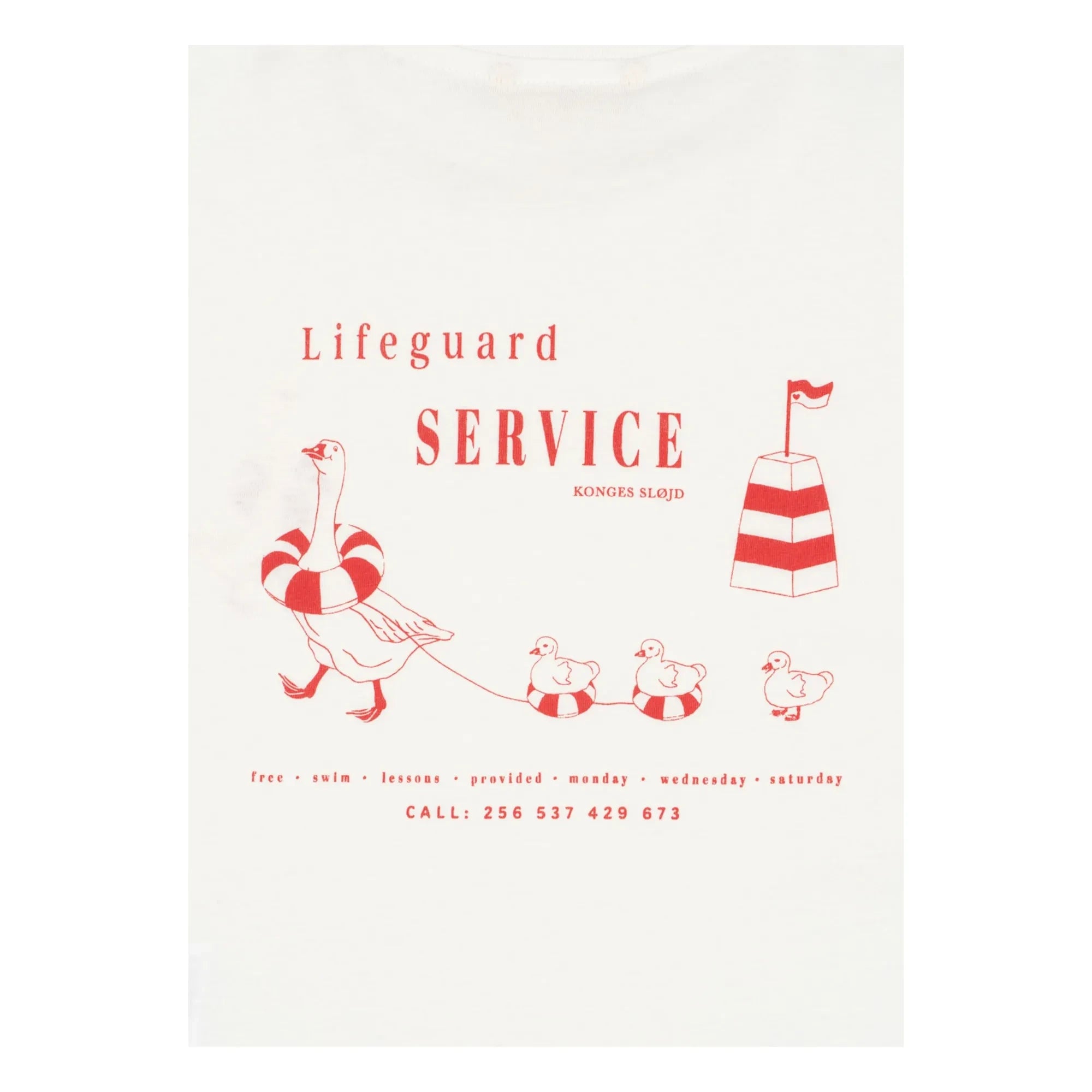 Konges Sløjd - Era Duck Organic Cotton T-Shirt | White