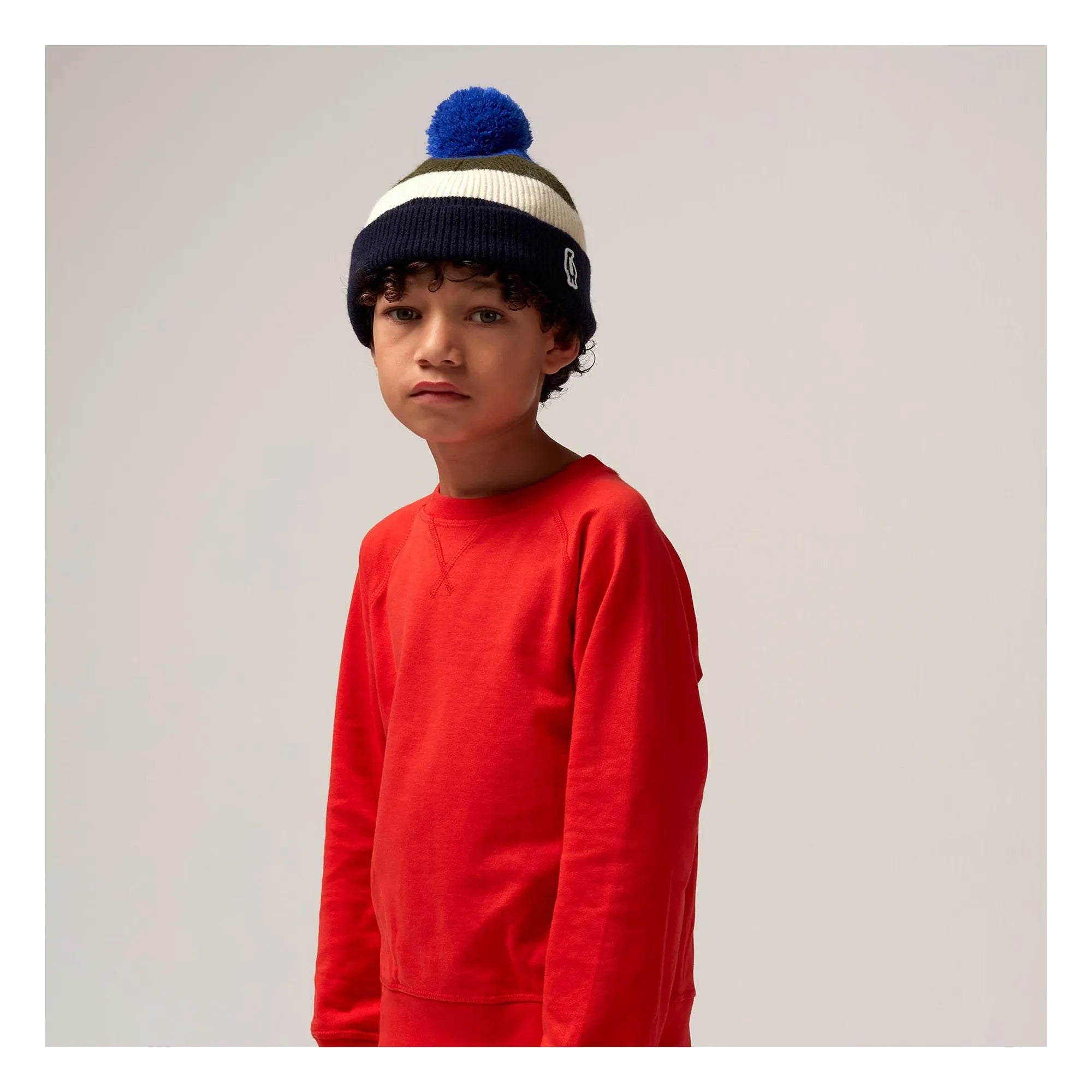 Gosoaky - Striped Busy Bug Beanie | Navy Blue