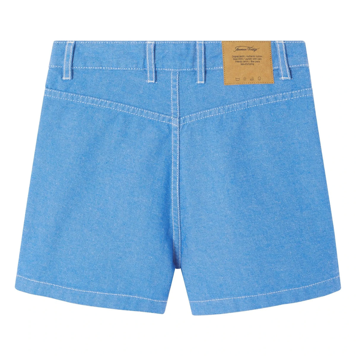 American Vintage - Pusway Cotton Shorts | Blue
