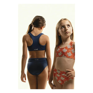 Sunchild - Luisa Retro Palm Swimsuit | Orange