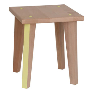 Paulette et Sacha - Point-Virgule Stool | Light Yellow