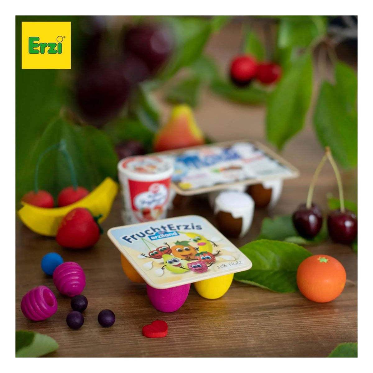 Erzi - 4-piece Fruit Yogurts