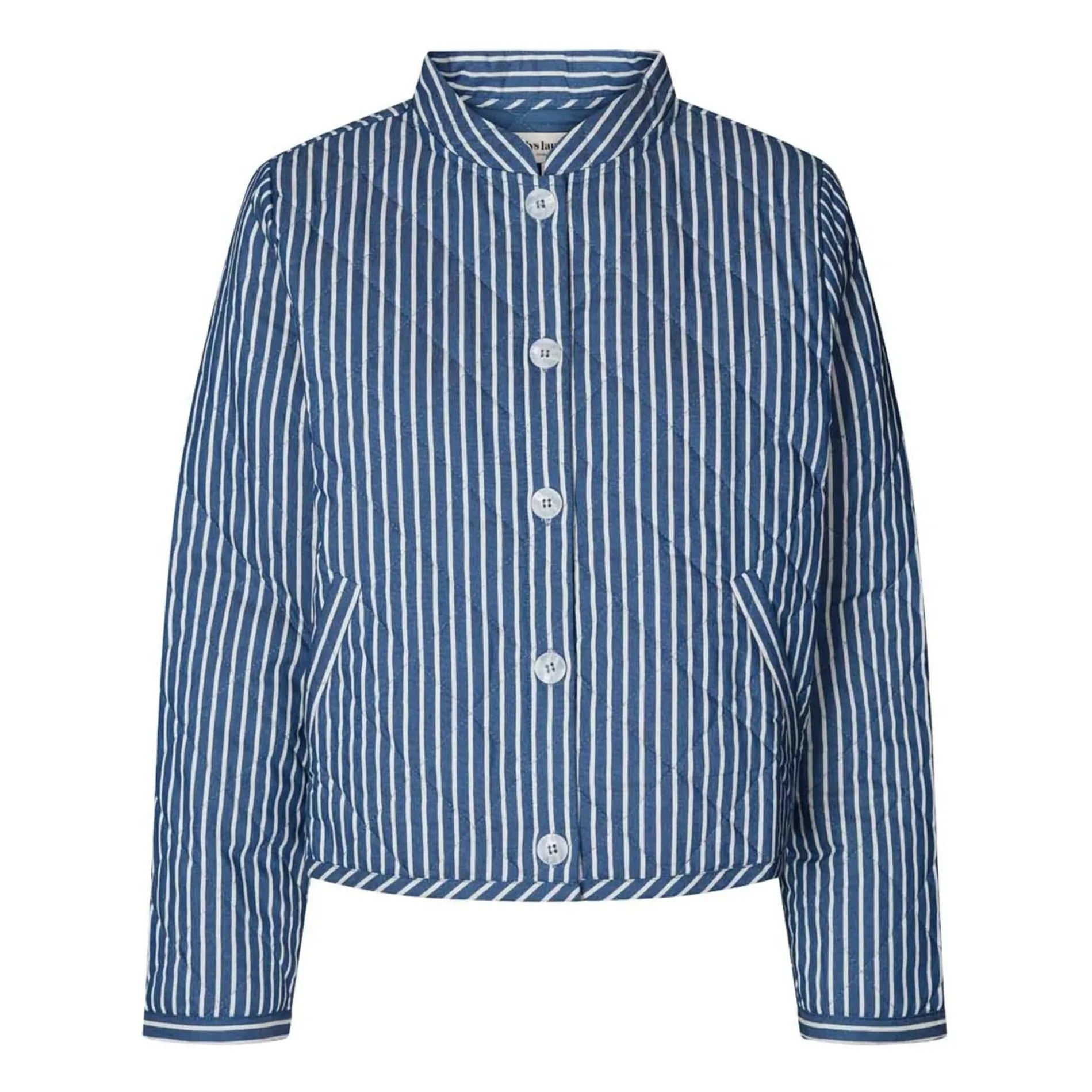 Lollys Laundry - Emilia Striped Jacket | Blue