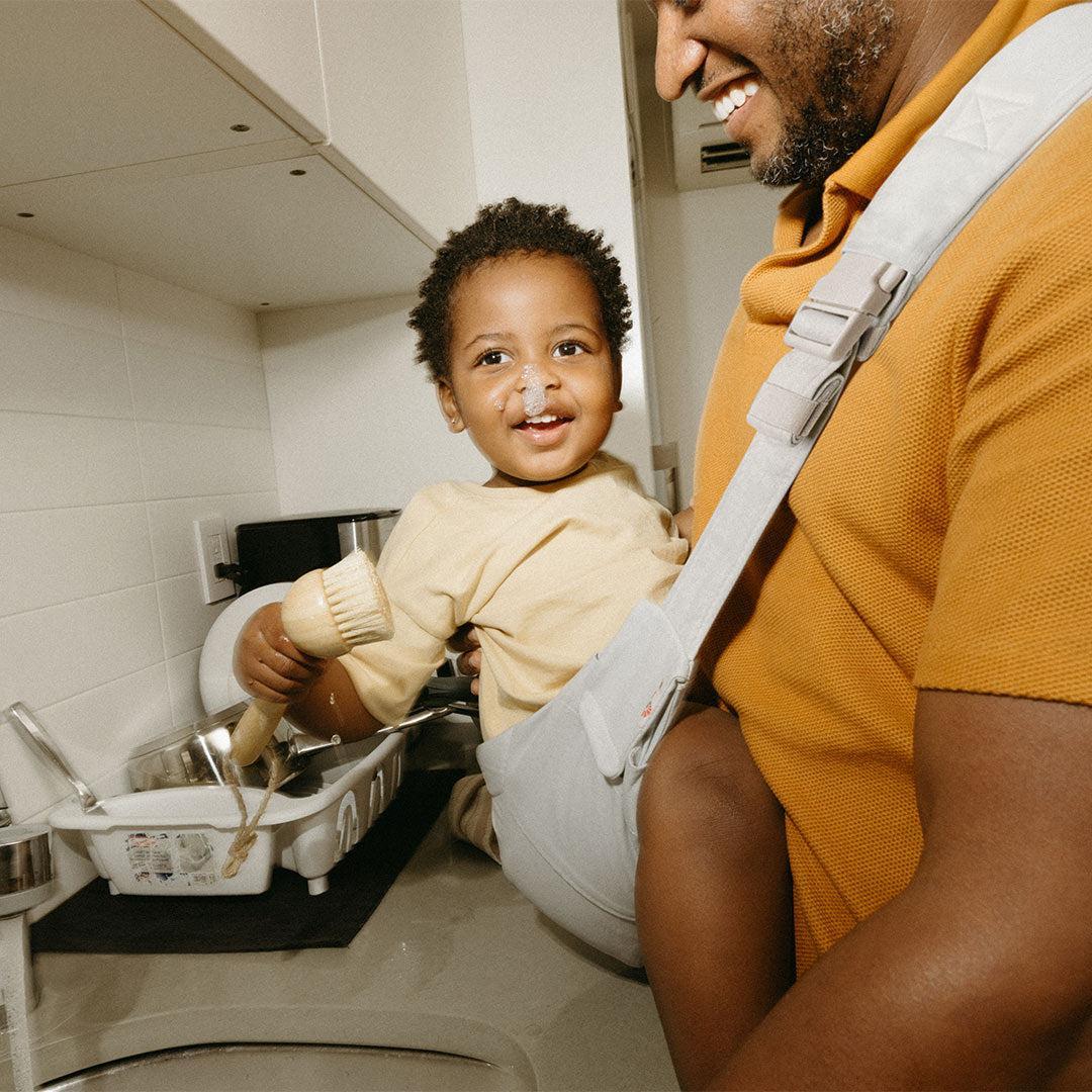 Ergobaby Upsie Sling Carrier - Pearl Grey-Baby Carriers-Pearl Grey-One Size | Natural Baby Shower