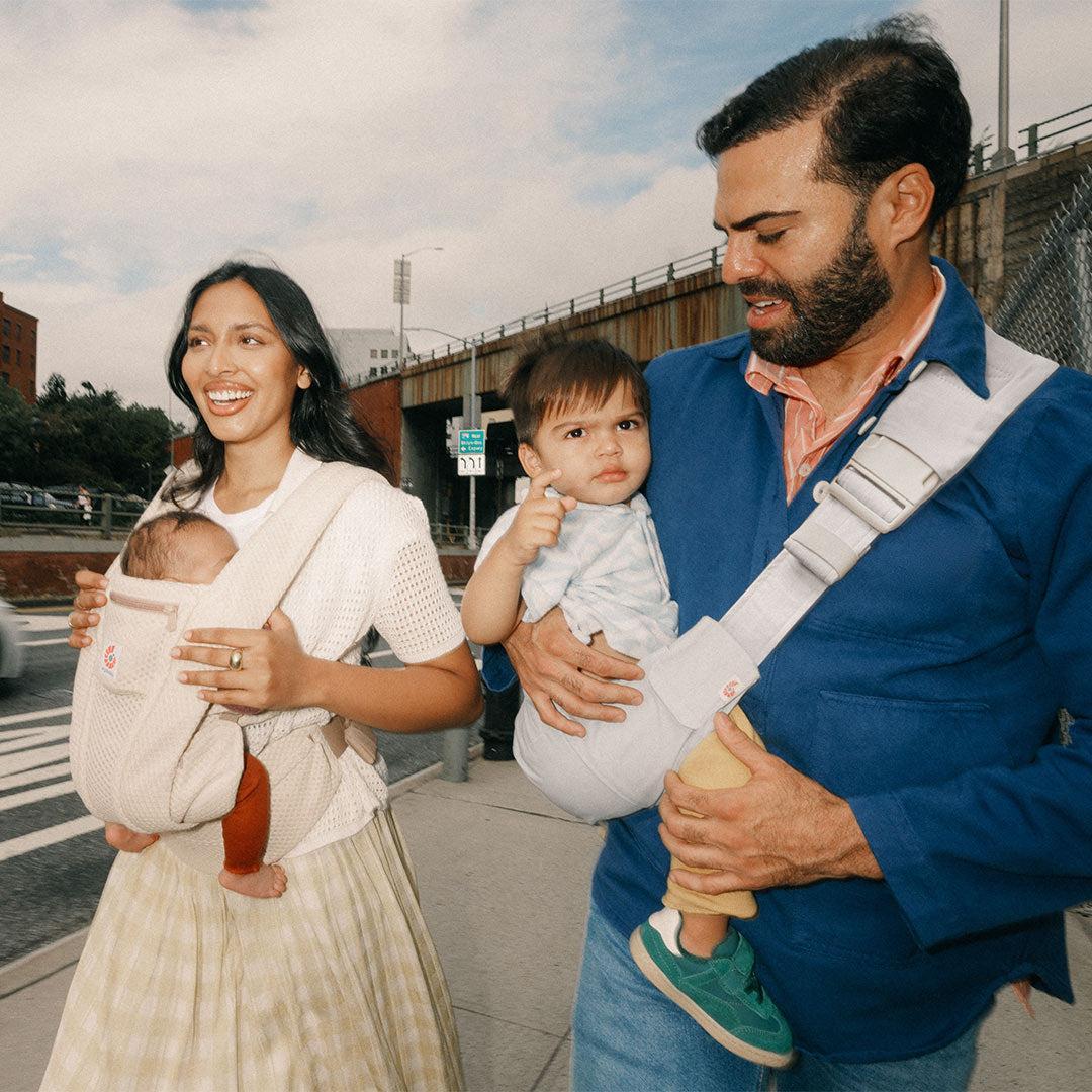 Ergobaby Upsie Sling Carrier - Pearl Grey-Baby Carriers-Pearl Grey-One Size | Natural Baby Shower