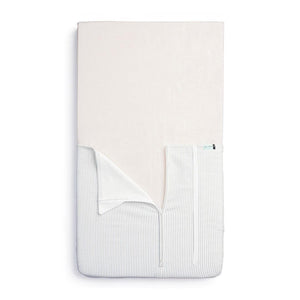 ergoPouch Organic Crib Mild / All Year 0.2 / 1.0 TOG HugMe Blanket - Midnight Stripe-Blankets-Midnight Stripe-One Size | Natural Baby Shower