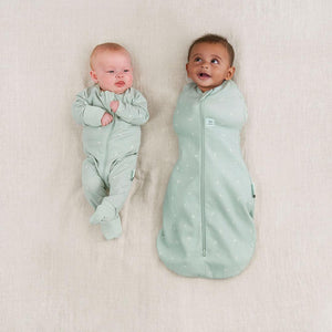 ergoPouch Organic Summer Cocoon Swaddle Sleeping Bag - 0.2 Tog - Sage-Sleeping Bags-Sage-Newborn | Natural Baby Shower