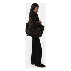 Apparis - Esti Leopard Bag Made from Recycled Fiber | Brown