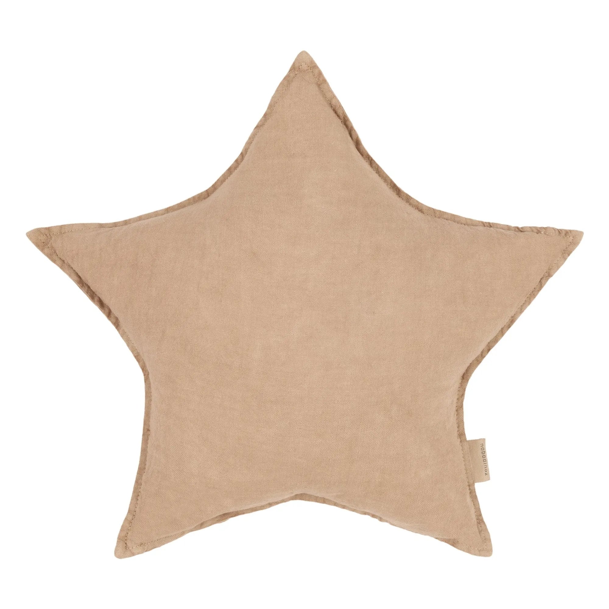 Nobodinoz - Etoile Pillow - French Linen | Sesame