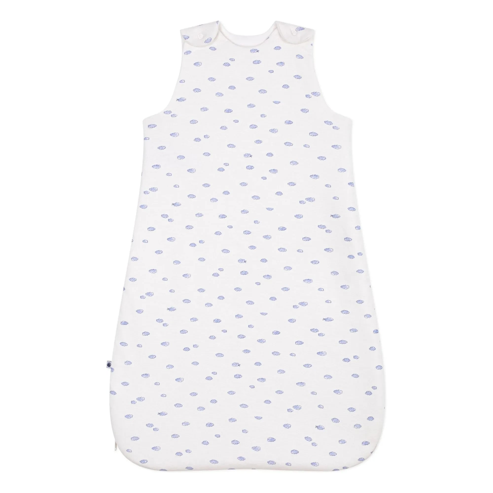 Petit Bateau - Nuages Organic Cotton Sleep Suit | White