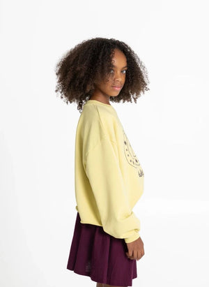 Hundred Pieces - Belmont Lucky Organic Cotton Sweatshirt | Light Yellow