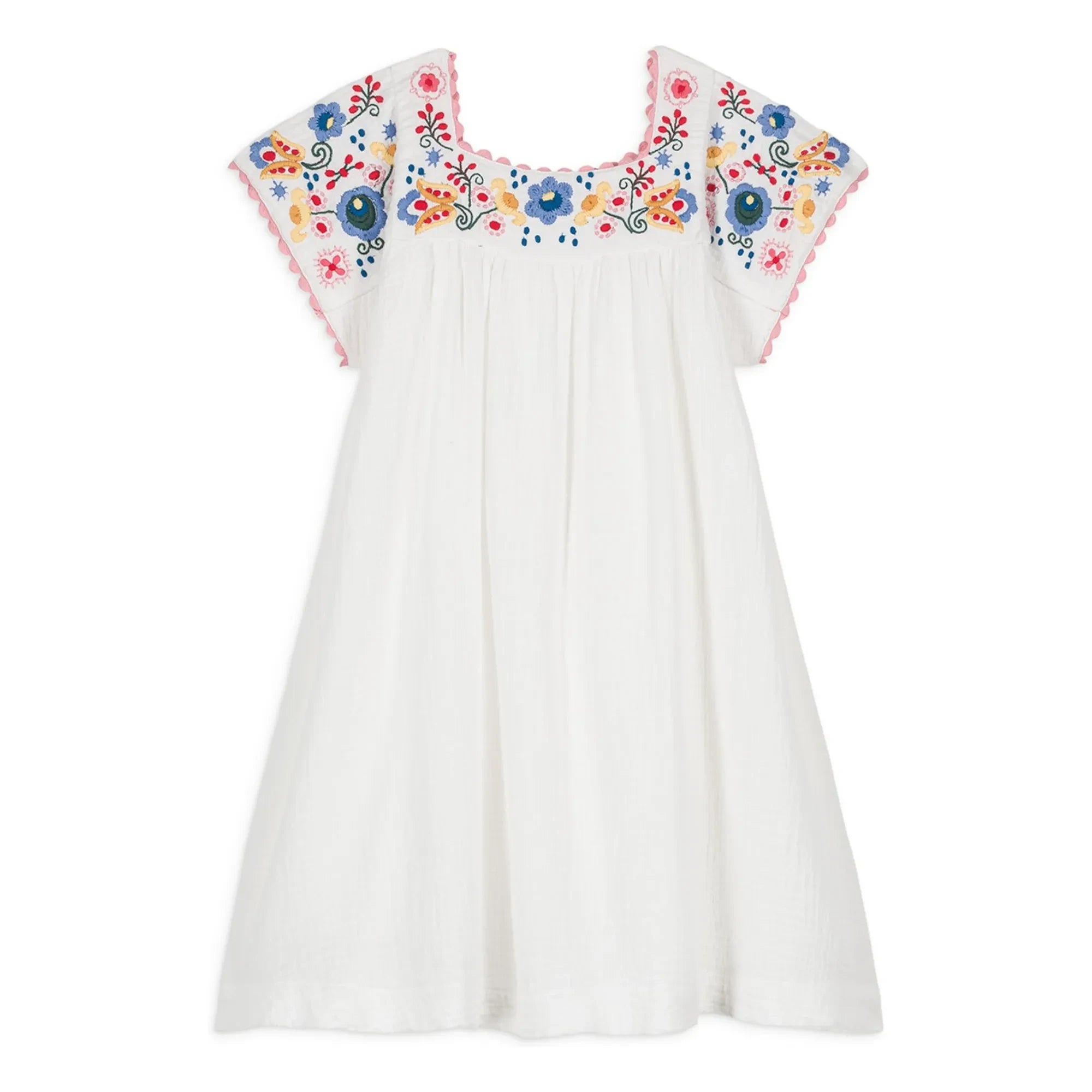 Louise Misha - Daya Organic Cotton Dress | White