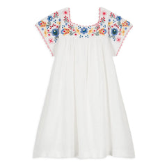 Louise Misha - Daya Organic Cotton Dress | White