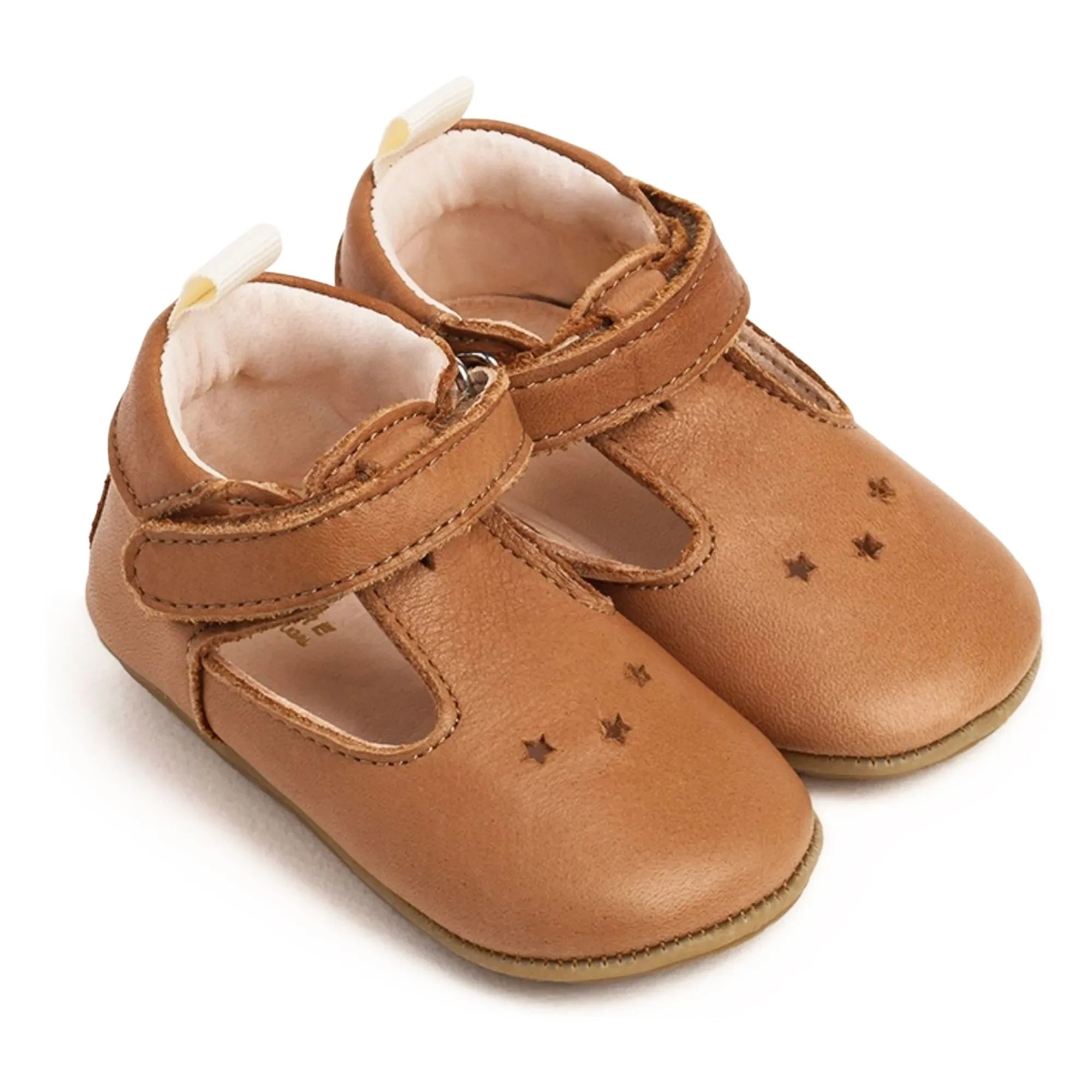 Lazare - Striped Slippers César Etoiles | Camel Hair