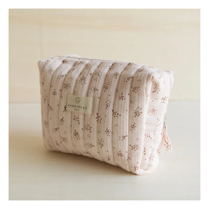 Gabrielle Paris - Organic Cotton Makeup Bag | Powder Pink