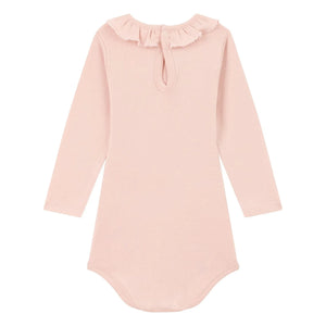 Petit Bateau - Body Collar Uni | Pembe