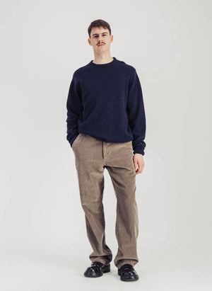 Parages - Jonas Super Fine Merino Wool Sweater | Navy