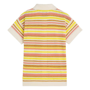 Scotch & Soda - Çizgili Lurex File Gömlek | Sarı
