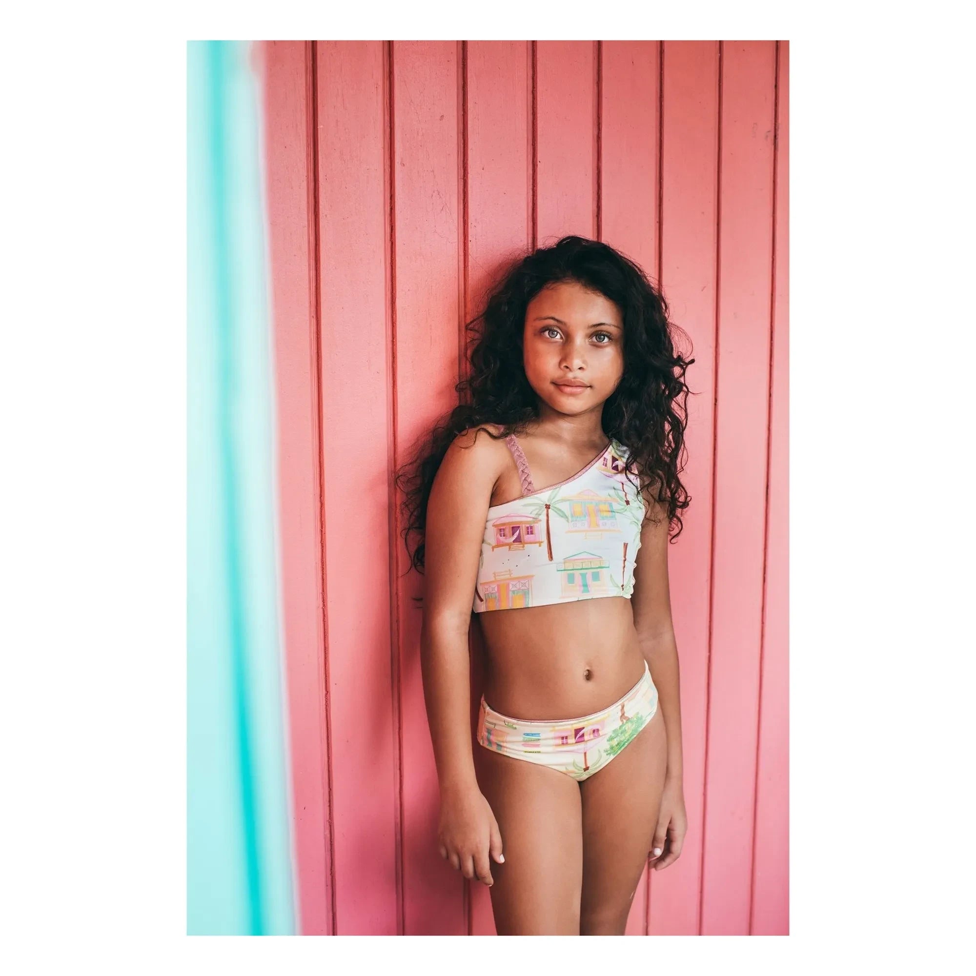 Pepita & Me - Marea Island Asymmetric Swimsuit | Ecru