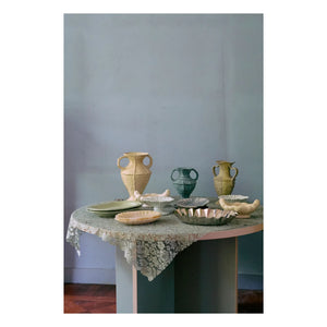 HKliving - New Classics Stone Ceramic Vase | Cream