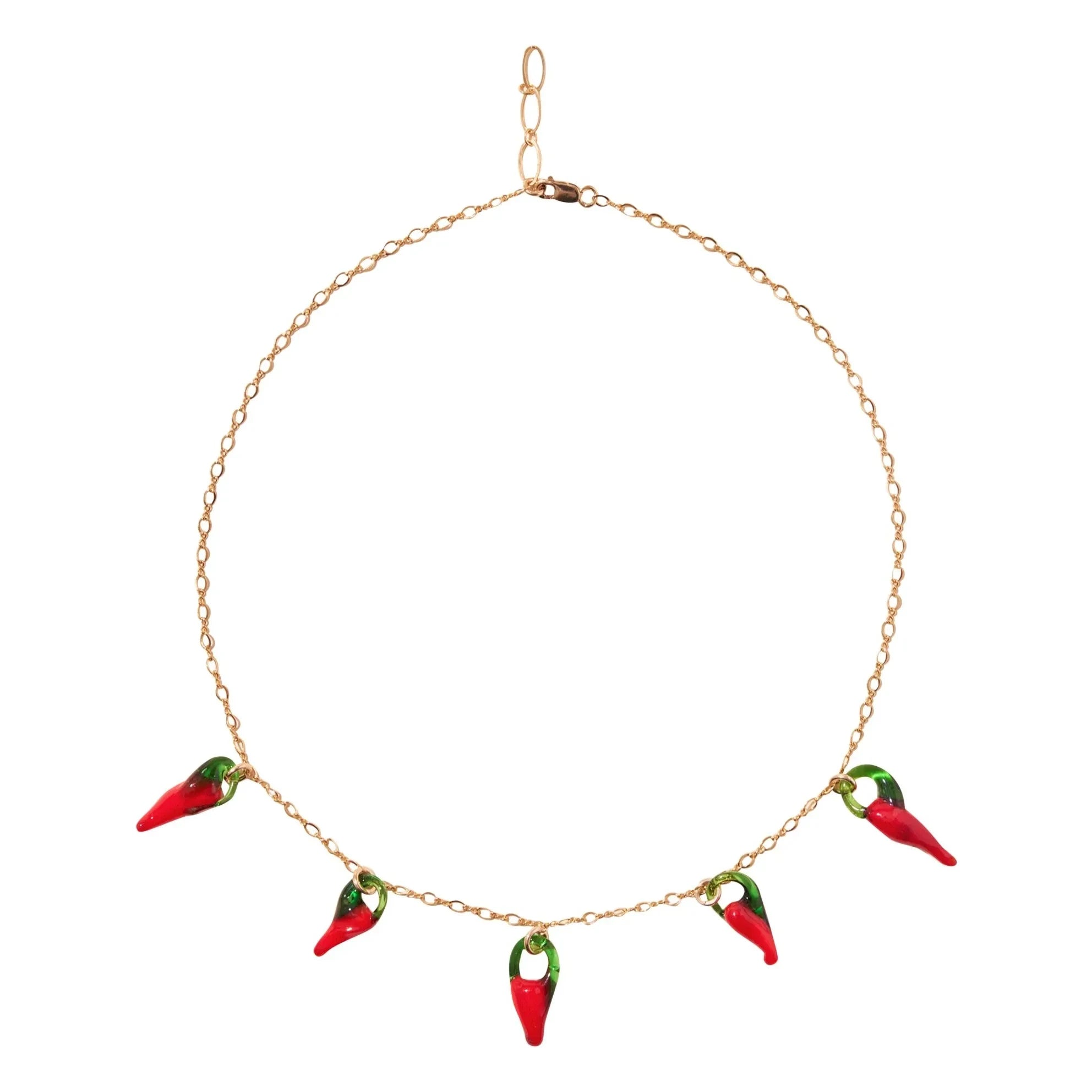 Camille Colette Studio - Red Chili Pepper Necklace