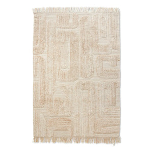HKliving - Limestone Tuff Rug | Cream
