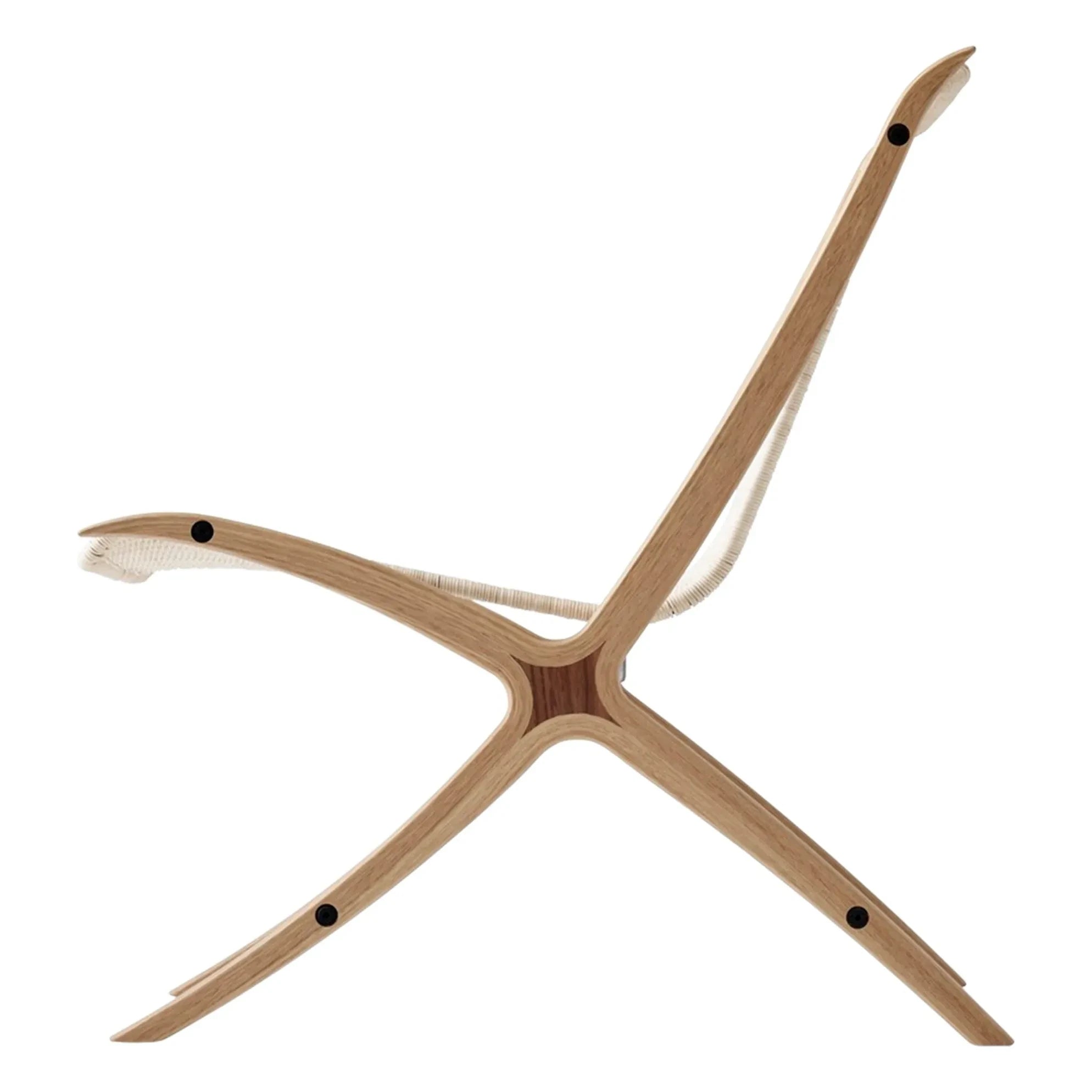 & Tradition - X HM10 Lounge Chair, Hvidt & Mølgaard | Natural
