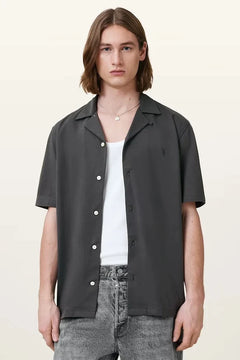 AllSaints Erkek Pamuklu Gömlek HUDSON