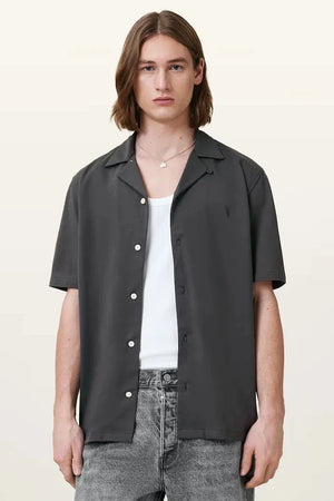 AllSaints Erkek Pamuklu Gömlek HUDSON