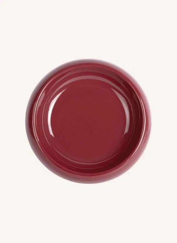 Present Time - Cadiz Metal Bowl | Burgundy