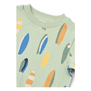 Liewood - Thora Surf organic cotton sweatshirt | Almond green